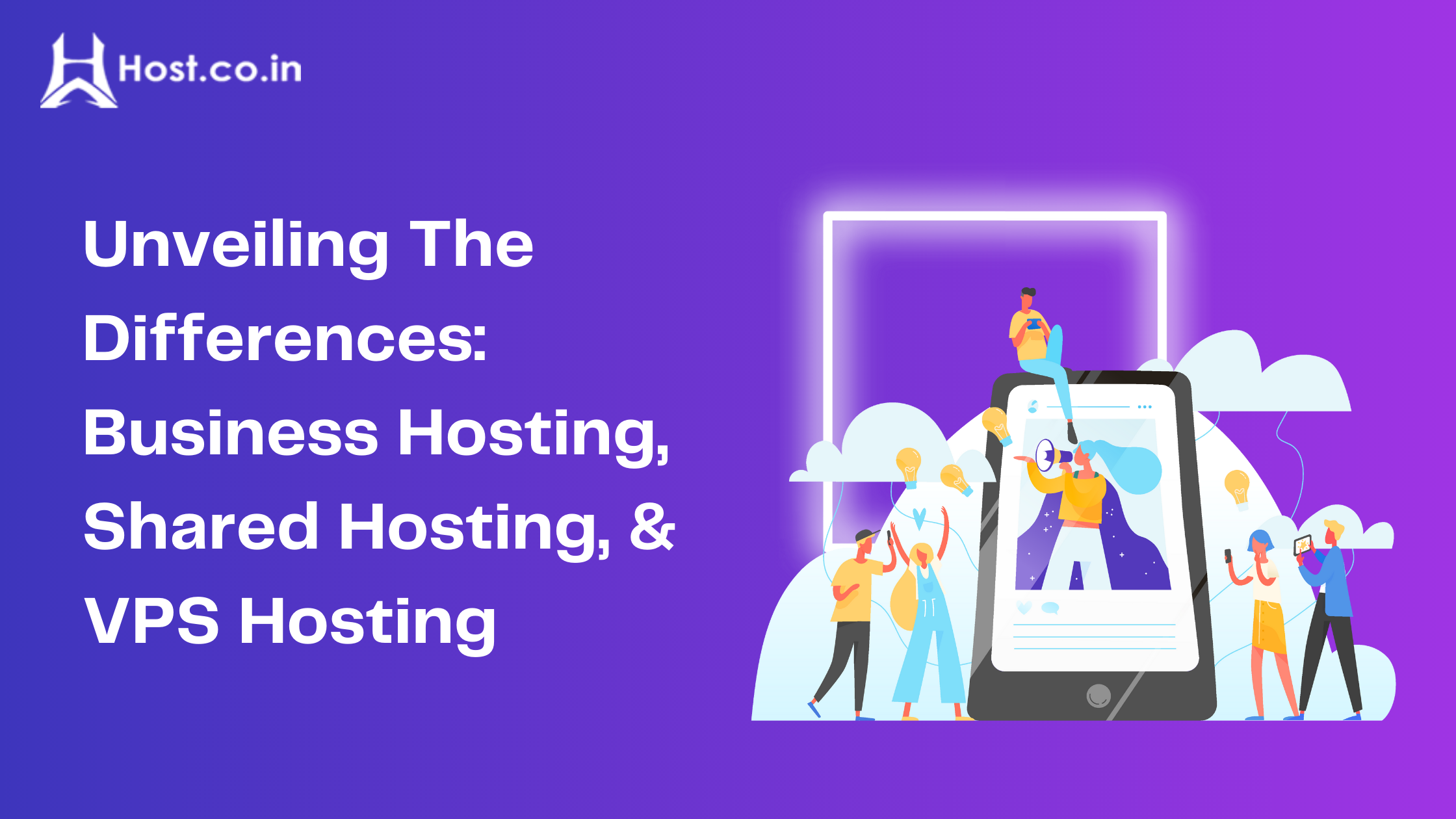shared vs business vs vps hosting