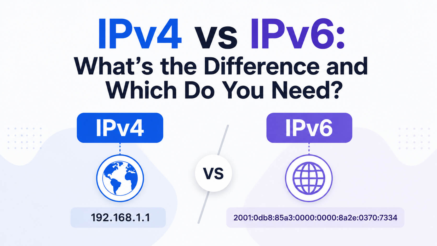 IPv4 vs IPv6: What's the Difference and Which Do You Need?