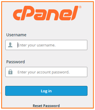 cPanel-login