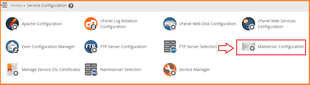 Mailserver Configuration