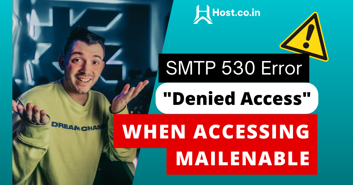 SMTP 530 Error