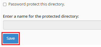 cpanel password save