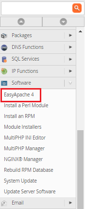 WHM easyapache4