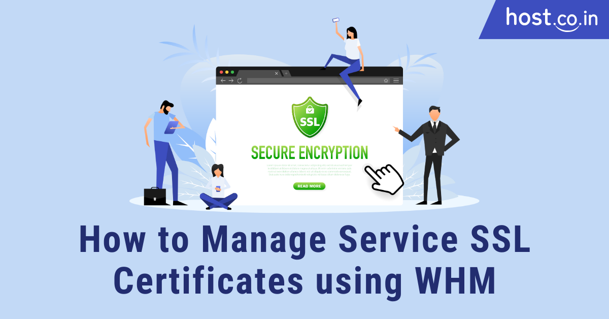 SSL certificate using WHM