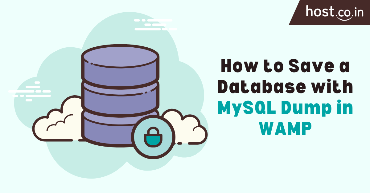 MySQLDump in WAMP